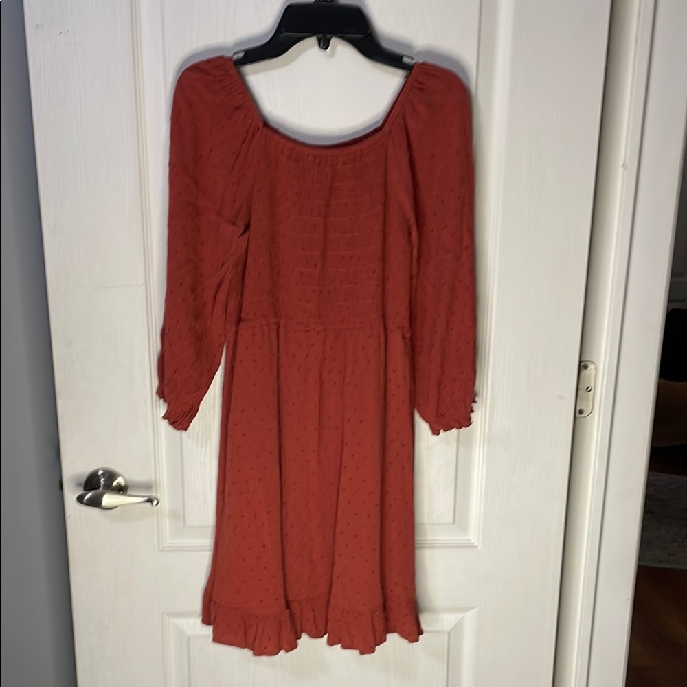 Girls' Casual Red Dress